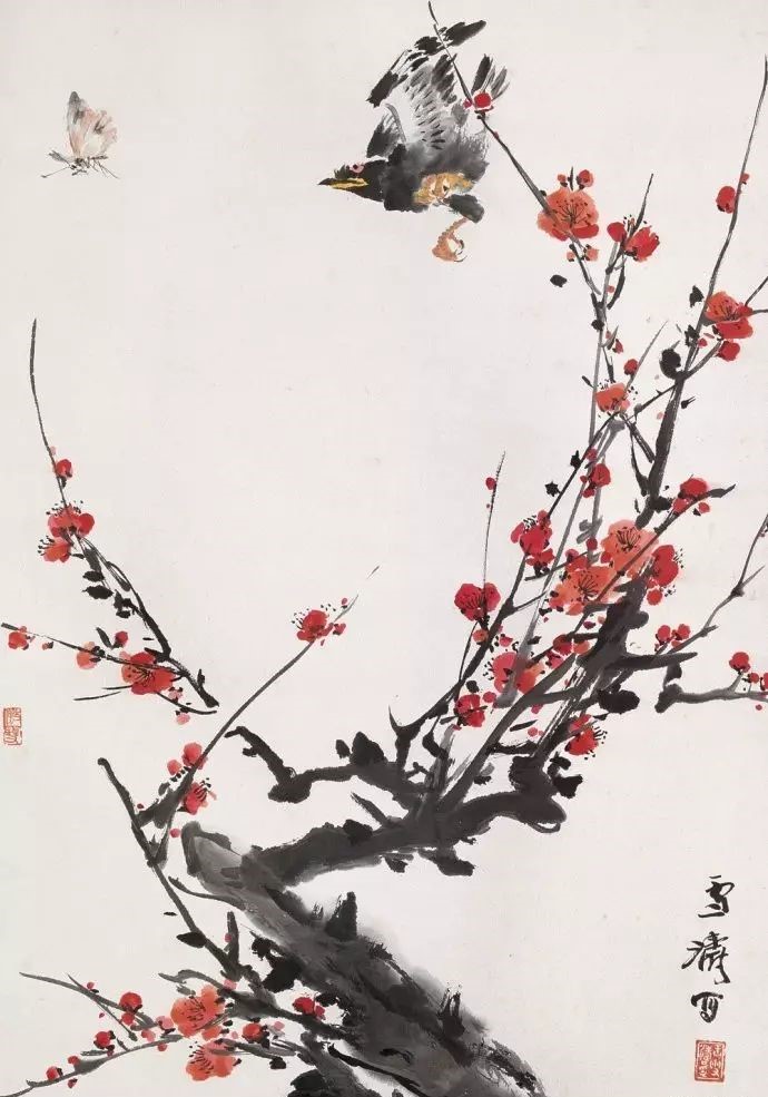 王雪濤國畫作品：28幅精品畫梅美極了！
