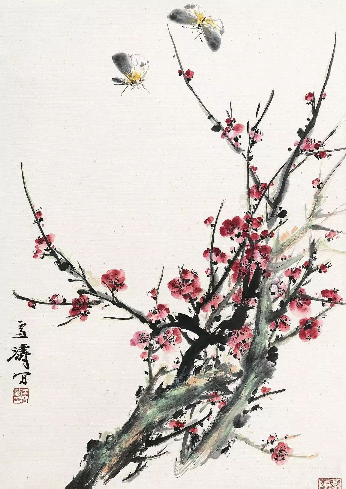 王雪濤國畫作品：28幅精品畫梅美極了！