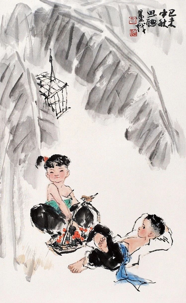 國畫里的兒童，萌翻六一兒童節(jié)！