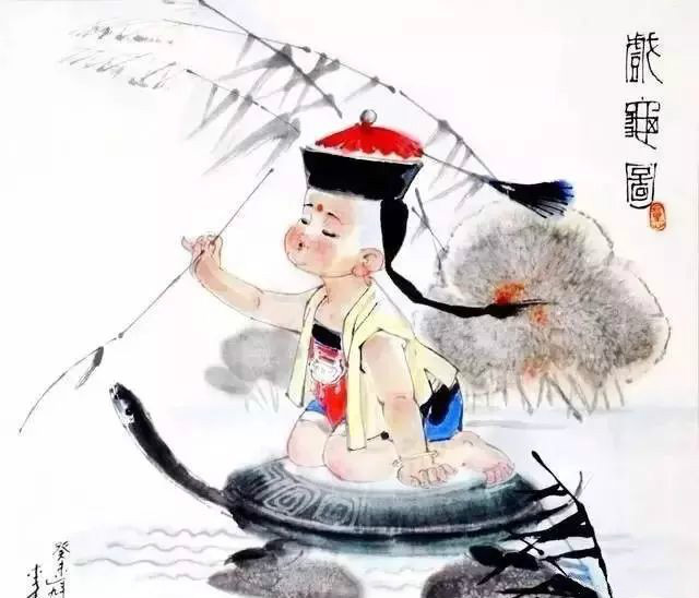 國畫里的兒童，萌翻六一兒童節(jié)！