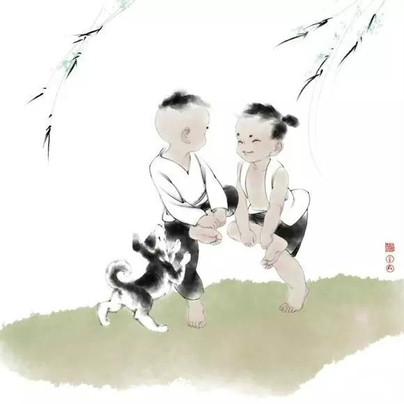 國畫里的兒童，萌翻六一兒童節(jié)！