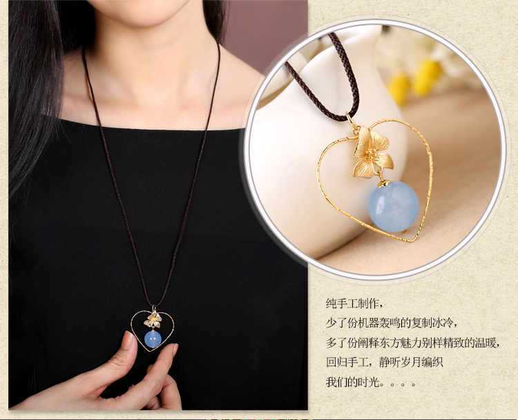 夢憶清淺項鏈，桃心冷淡風(fēng)首飾