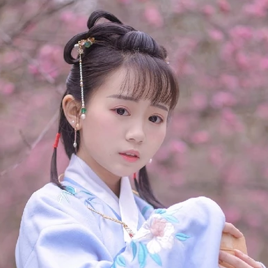 可愛漢服女生頭像，唯美古風(fēng)真人頭像