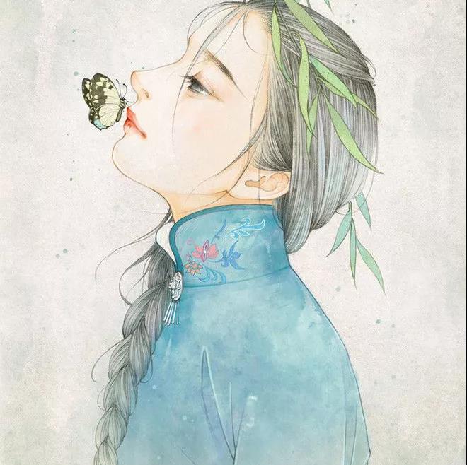 古風(fēng)女子頭像，一顰一笑盡動(dòng)人