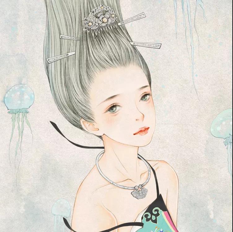 古風(fēng)女子頭像，一顰一笑盡動(dòng)人