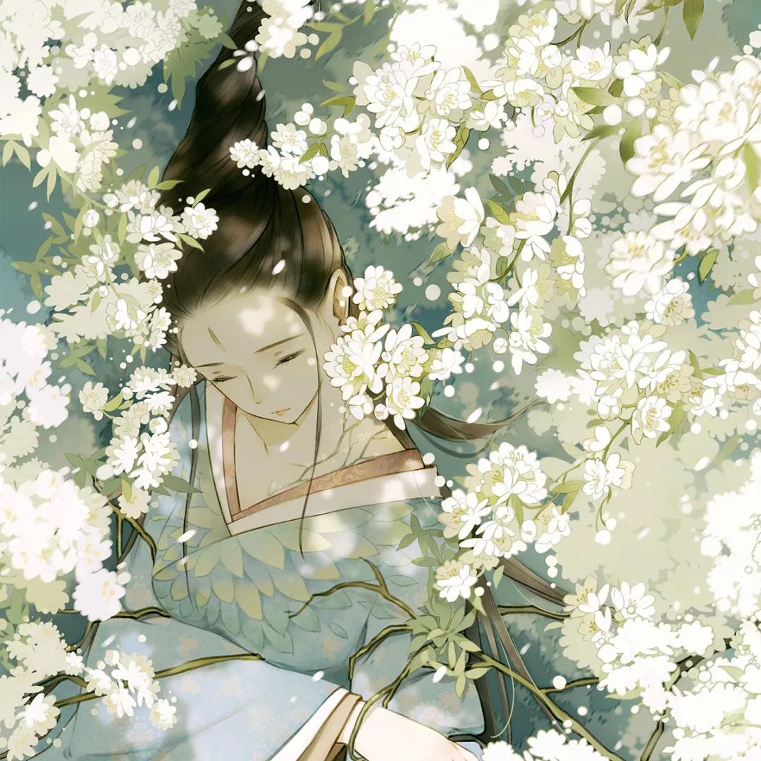 古風(fēng)女子頭像，一顰一笑盡動(dòng)人