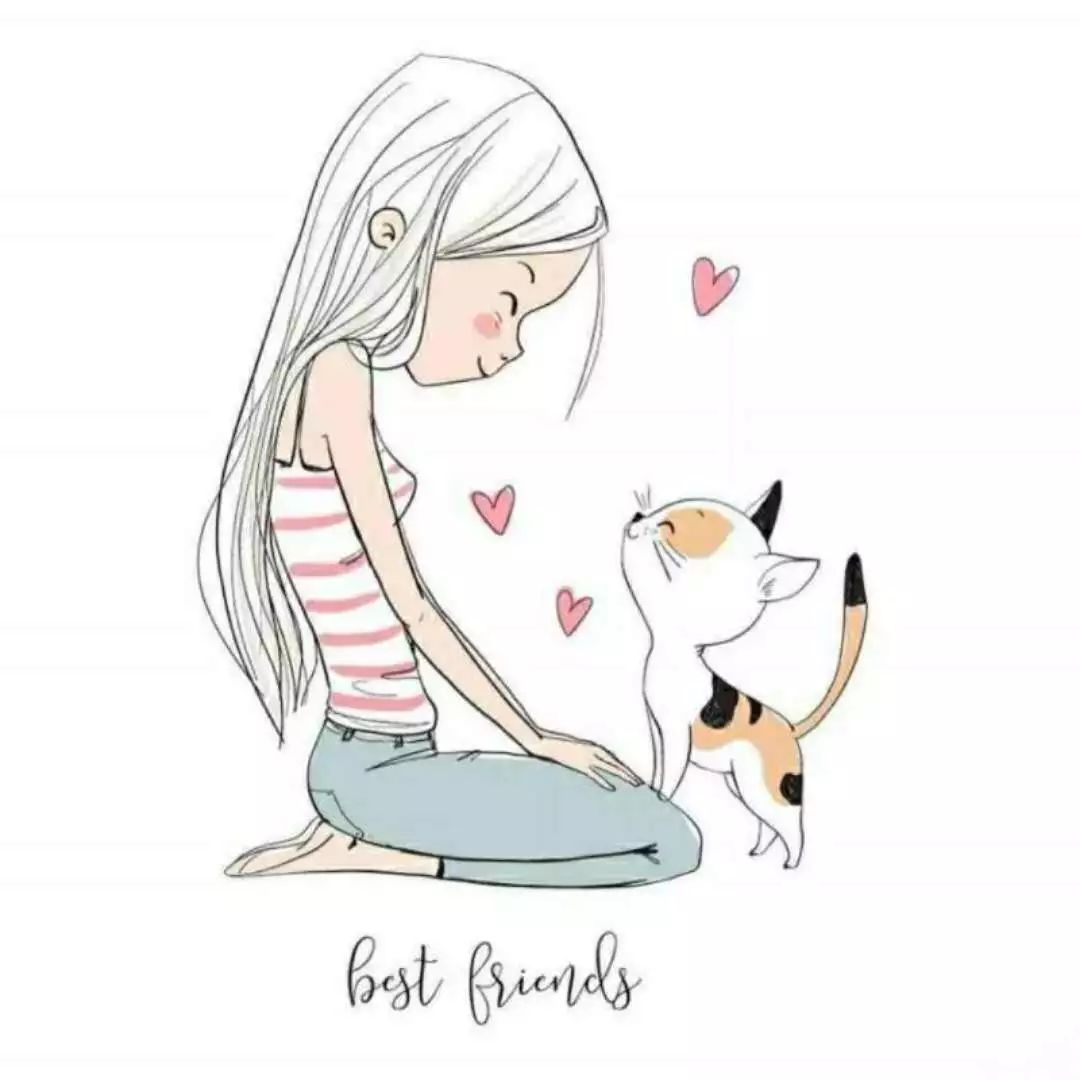 一組清新萌系簡(jiǎn)筆插畫(huà)：萌動(dòng)你的心靈！