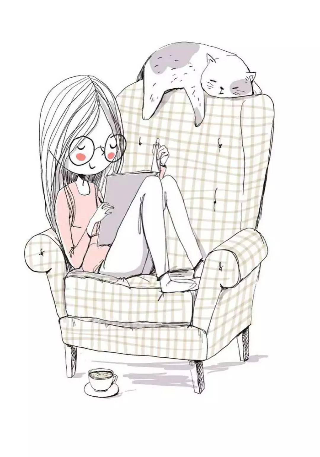 一組清新萌系簡(jiǎn)筆插畫(huà)：萌動(dòng)你的心靈！