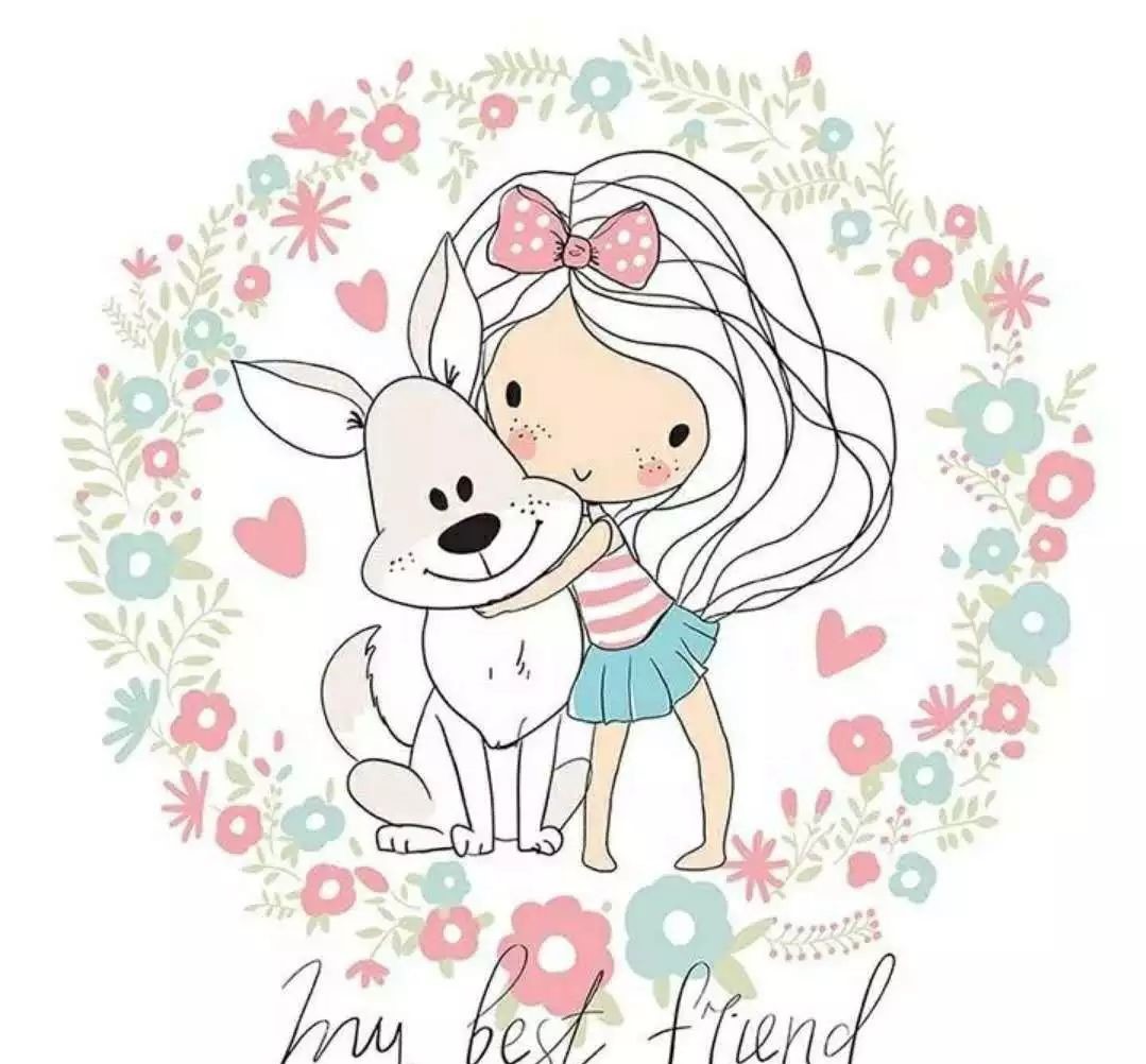 一組清新萌系簡(jiǎn)筆插畫(huà)：萌動(dòng)你的心靈！