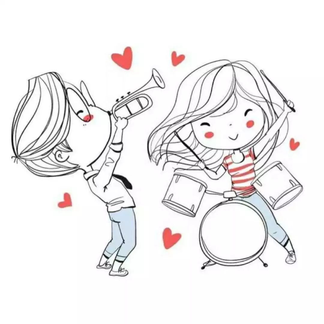 一組清新萌系簡筆插畫：萌動你的心靈！