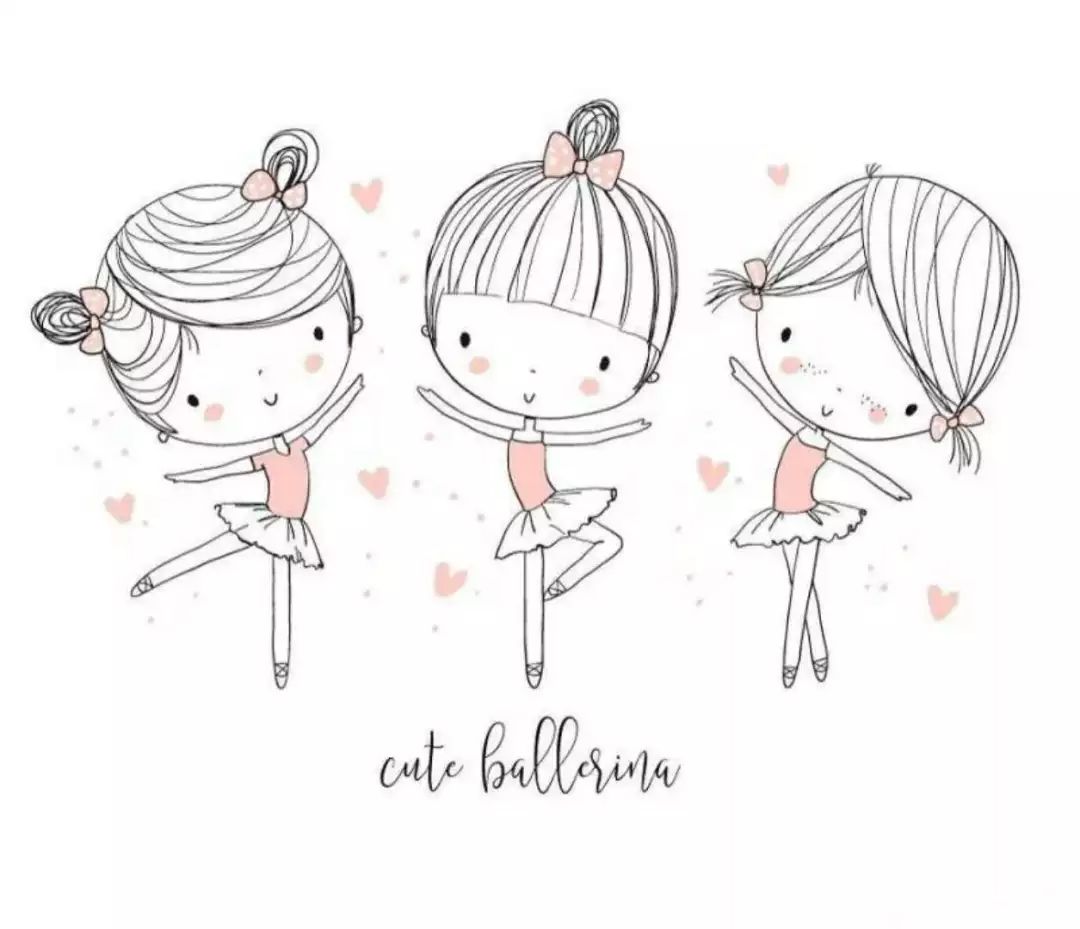 一組清新萌系簡筆插畫：萌動你的心靈！