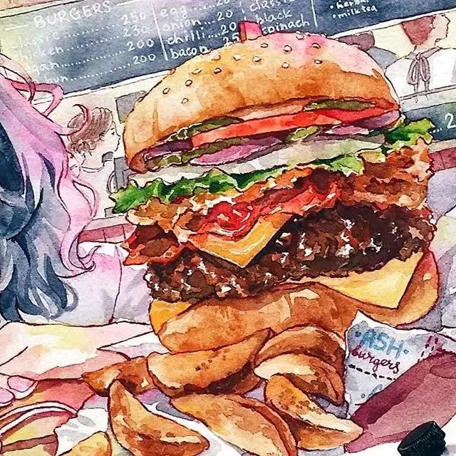 37款唯美水彩插畫：不一樣的色彩視覺！