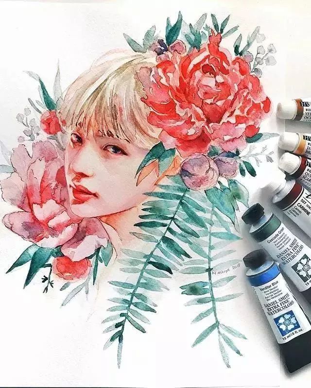 37款唯美水彩插畫(huà)：不一樣的色彩視覺(jué)！