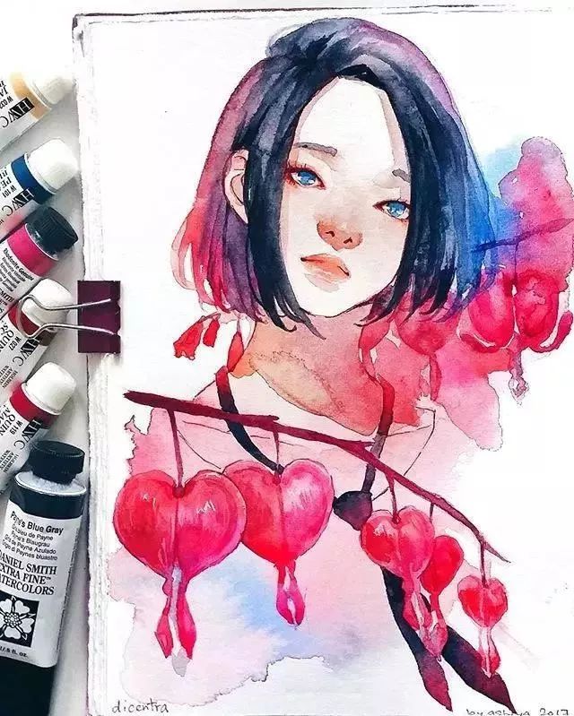 37款唯美水彩插畫(huà)：不一樣的色彩視覺(jué)！