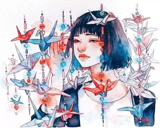 37款唯美水彩插畫(huà)：不一樣的色彩視覺(jué)！
