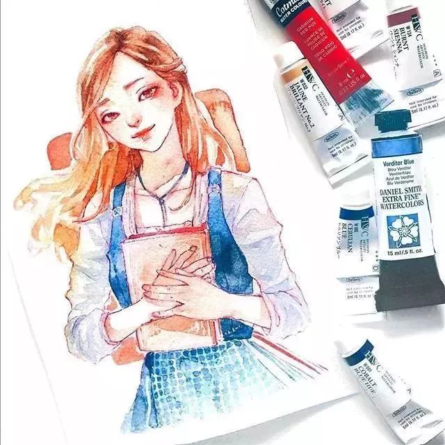 37款唯美水彩插畫：不一樣的色彩視覺！