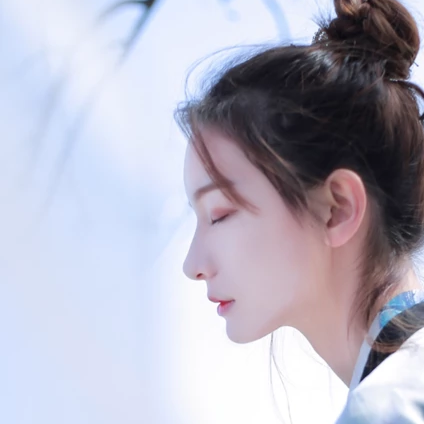 白衣斗笠古風(fēng)頭像，仙氣飄然迷人眼!