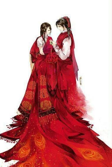 13款驚艷紅衣古風(fēng)圖片，唯美意境圖片!