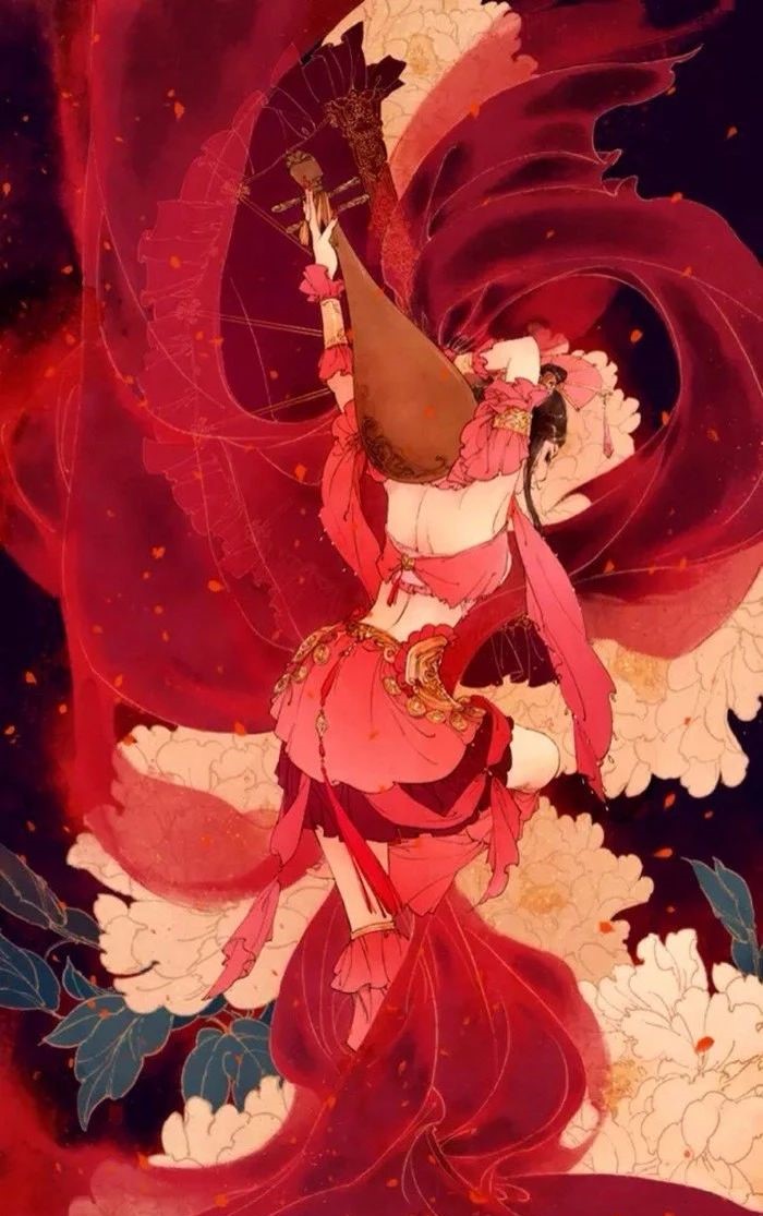 13款驚艷紅衣古風(fēng)圖片，唯美意境圖片!