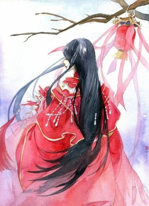 13款驚艷紅衣古風(fēng)圖片，唯美意境圖片!