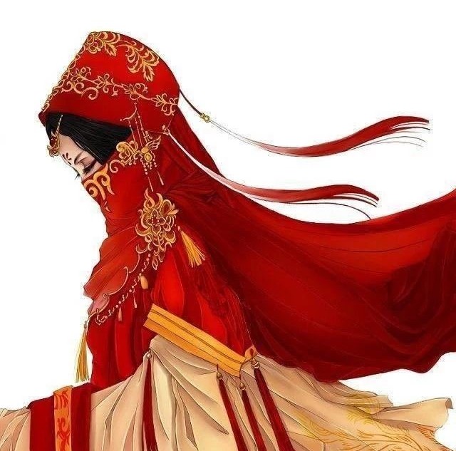 13款驚艷紅衣古風(fēng)圖片，唯美意境圖片!