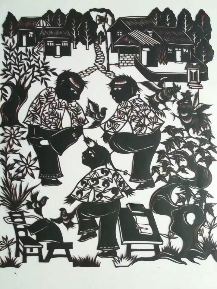 20款童年趣事剪紙：宗華陽老師剪紙作品