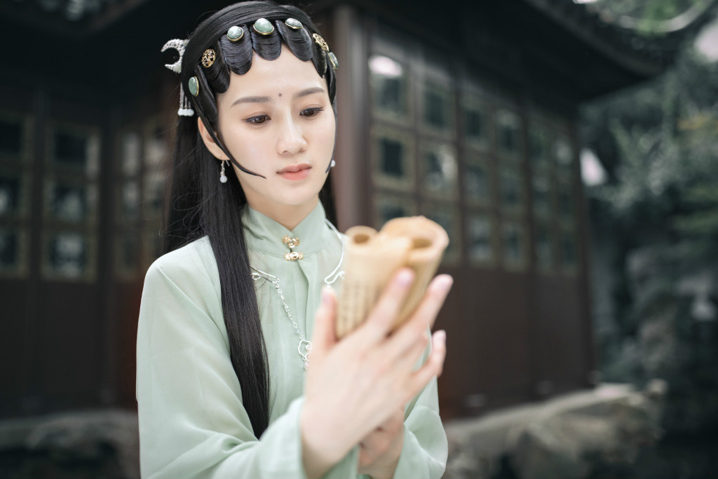 江南園林古裝攝影:黛玉花旦人像攝影