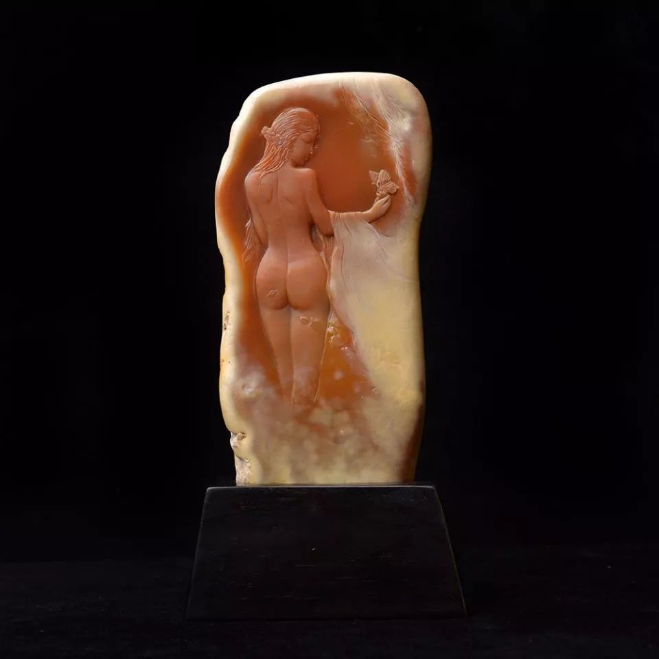 玉雕藝術(shù)：“藝”與“色”的玉女柔情！