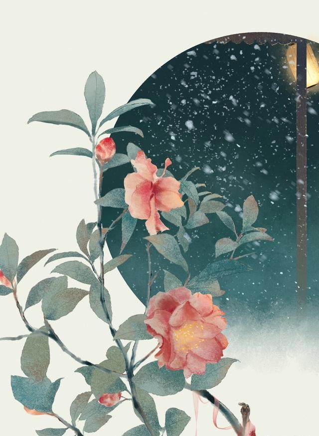 一組唯美古風圖片：一人一花一世界！