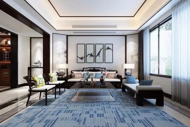 新中式客廳之美：魅力十足的中式裝修設(shè)計(jì)！