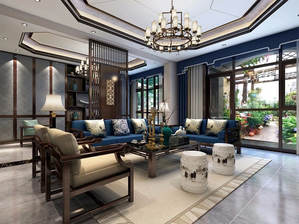 新中式客廳之美：魅力十足的中式裝修設(shè)計(jì)！