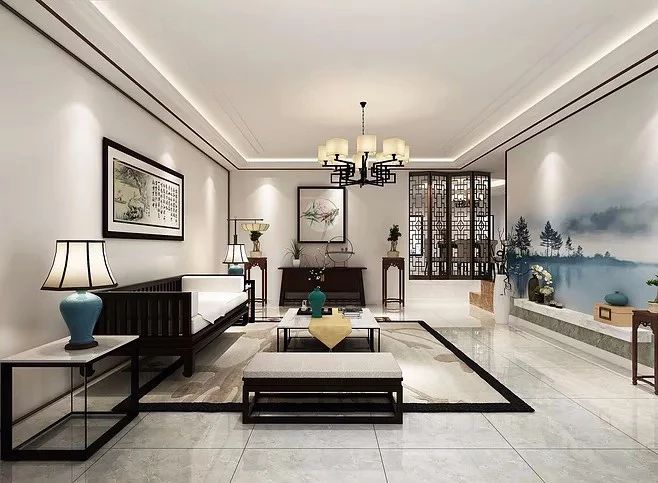 新中式客廳之美：魅力十足的中式裝修設(shè)計(jì)！