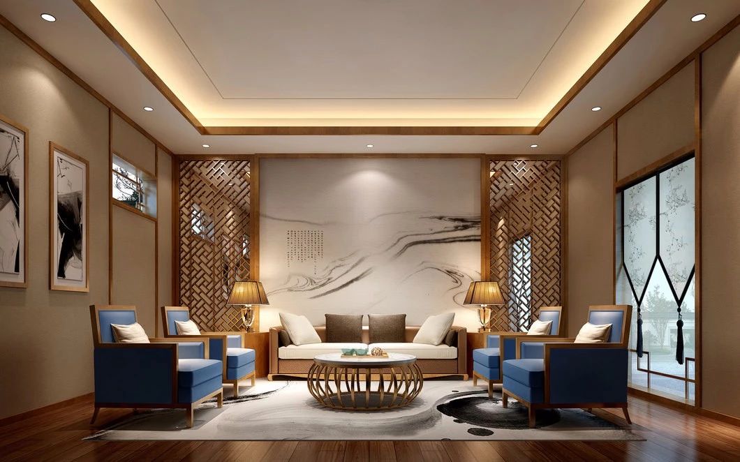 新中式客廳之美：魅力十足的中式裝修設(shè)計(jì)！