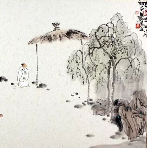 15幅國(guó)畫小景：意境美的無(wú)法言語(yǔ)！