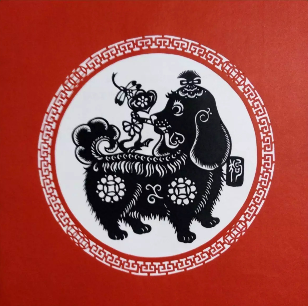 吉祥十二生肖剪紙圖片，薛娜剪紙作品欣賞