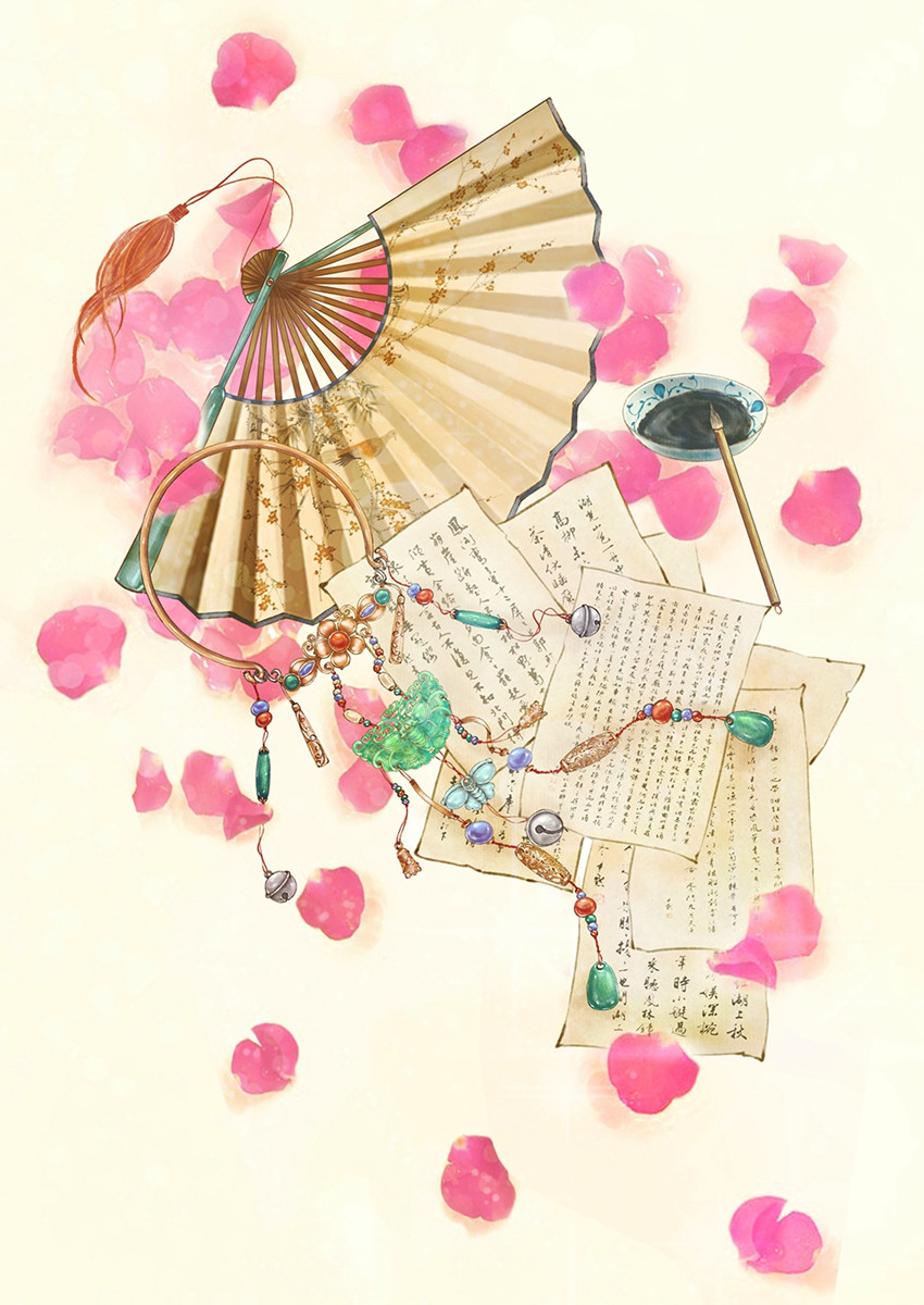 唯美的飾品古風圖片，美呆眾人的高清古風圖片