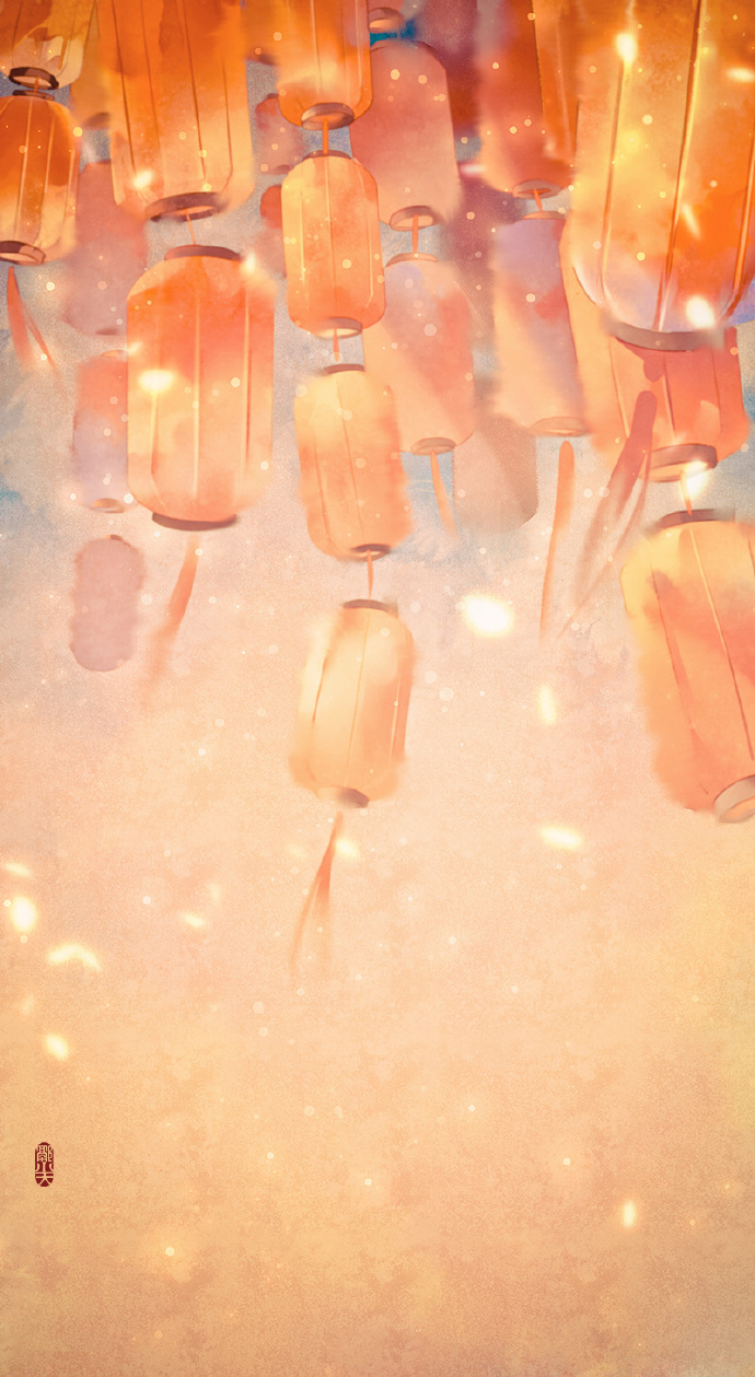 18張超美的花燈古風(fēng)圖片，可做手機(jī)壁紙的圖集