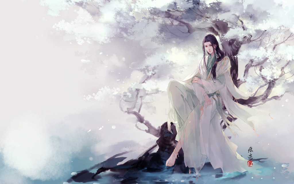 帥氣的古風美男圖片，高清古風桌面壁紙圖片