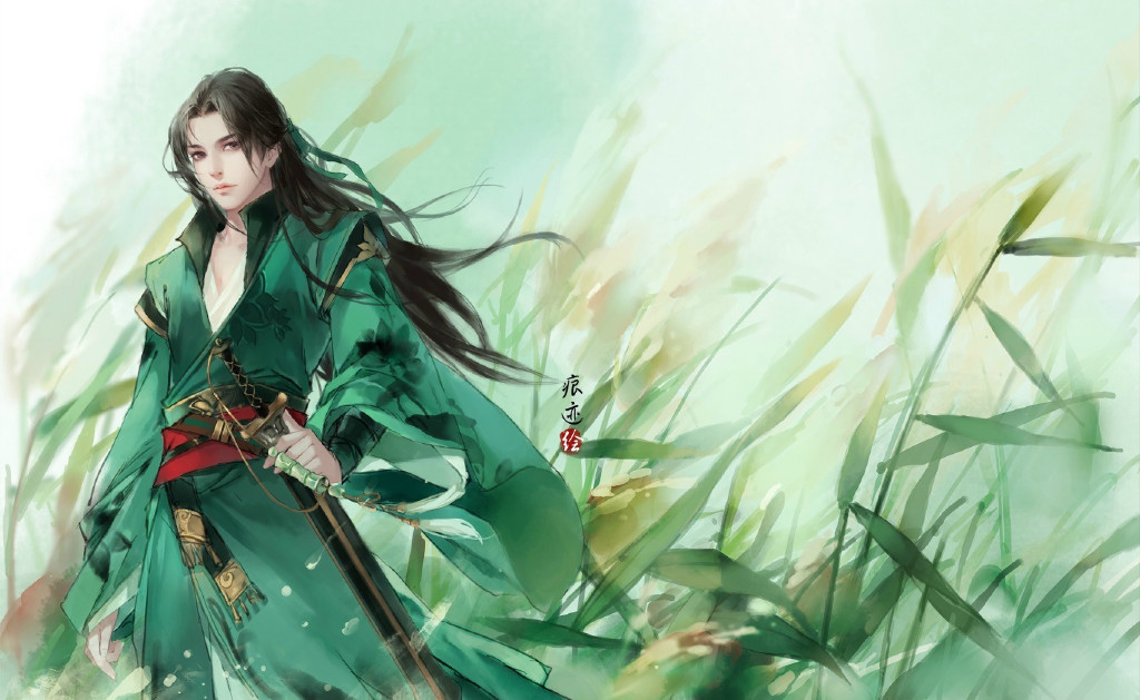 帥氣的古風美男圖片，高清古風桌面壁紙圖片