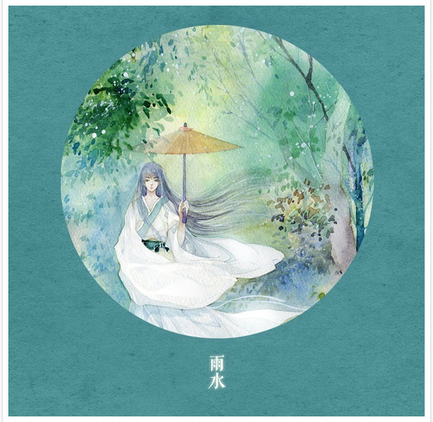 唯美二十四節(jié)氣古風(fēng)圖片，可做頭像的古風(fēng)插畫