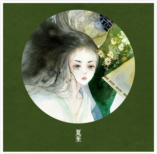 唯美二十四節(jié)氣古風(fēng)圖片，可做頭像的古風(fēng)插畫