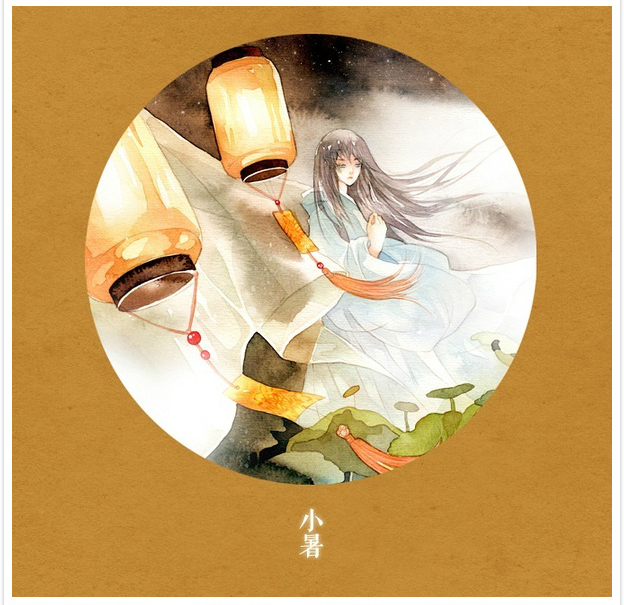 唯美二十四節(jié)氣古風(fēng)圖片，可做頭像的古風(fēng)插畫