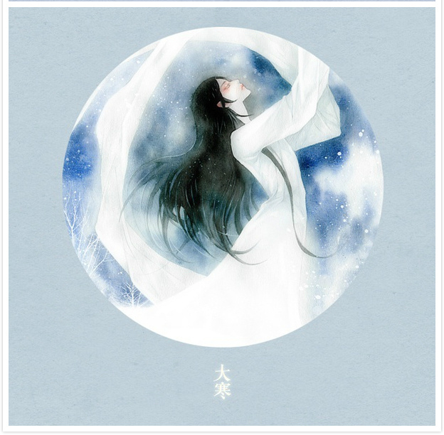 唯美二十四節(jié)氣古風(fēng)圖片，可做頭像的古風(fēng)插畫
