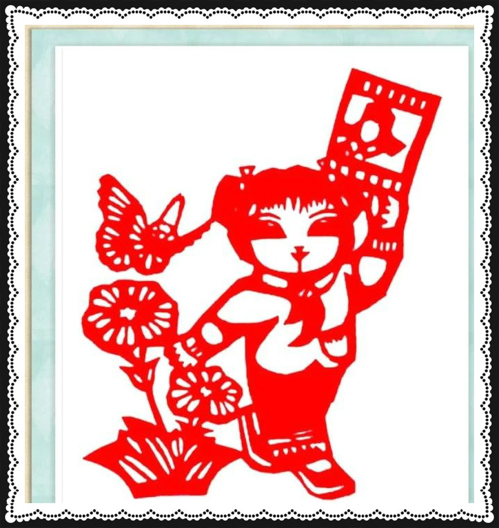 42幅學(xué)雷鋒剪紙藝術(shù):雷鋒精神卻經(jīng)久長(zhǎng)存