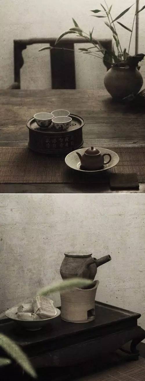 中式裝飾，家雖小茶室亦可很精致