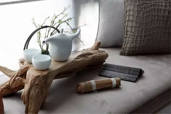 中式裝飾，家雖小茶室亦可很精致