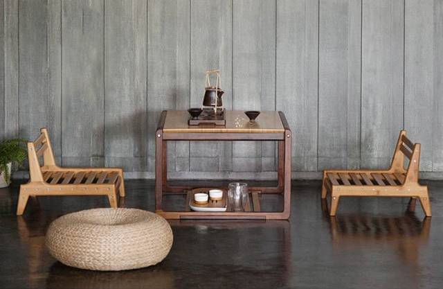 中式裝飾，家雖小茶室亦可很精致