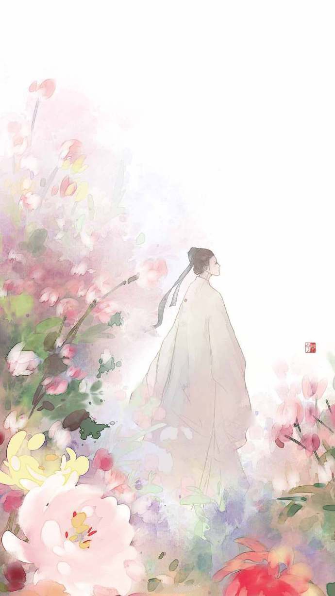 9款淡雅水彩禪意古風(fēng)背景，古風(fēng)手機壁紙圖片