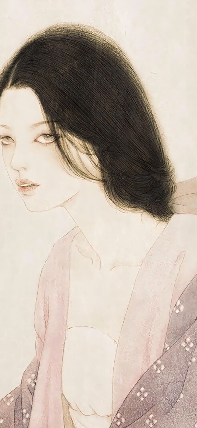 仕女古風手機壁紙插畫，別樣的古風女子風情