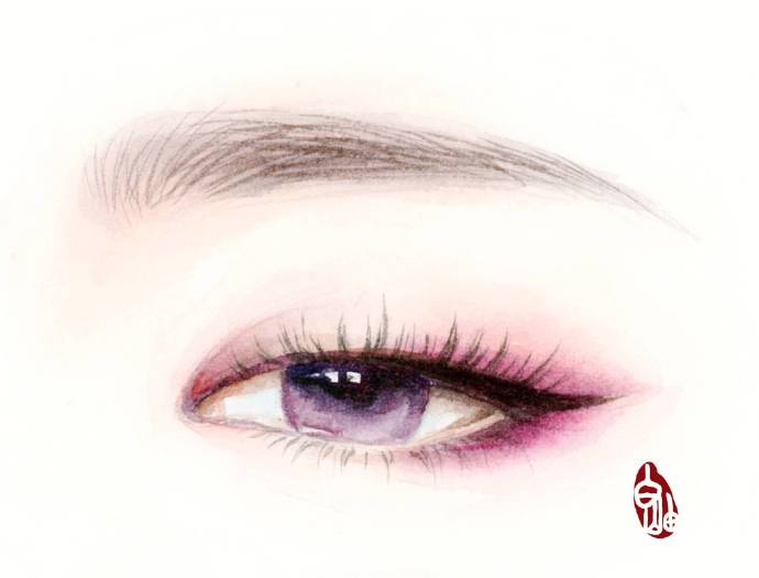 如何描繪驚艷迷人的眉眼？唯美的古風(fēng)女子眉眼